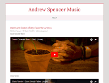 Tablet Screenshot of andrewspencermusic.com